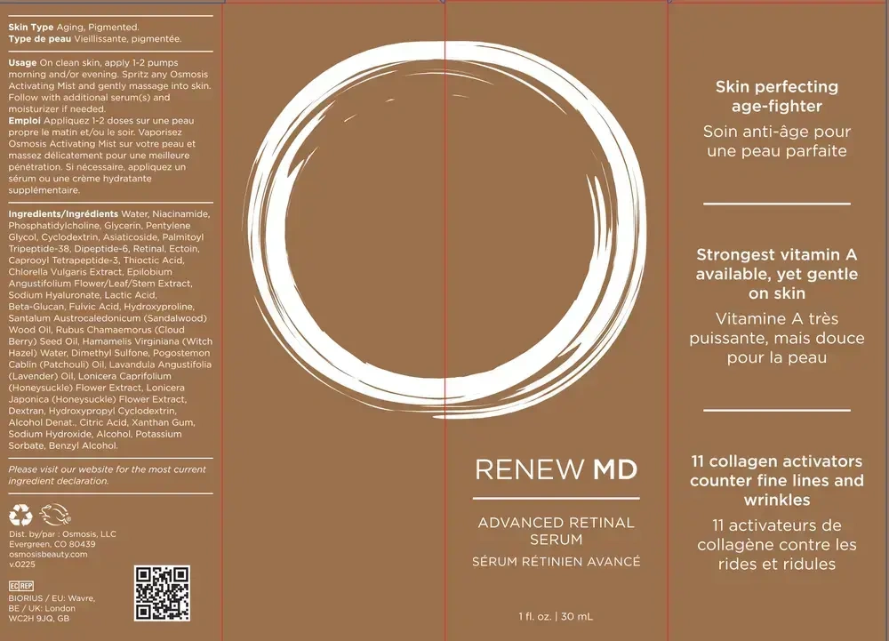 Product image for Renew MD Advanced Retinal Serum.