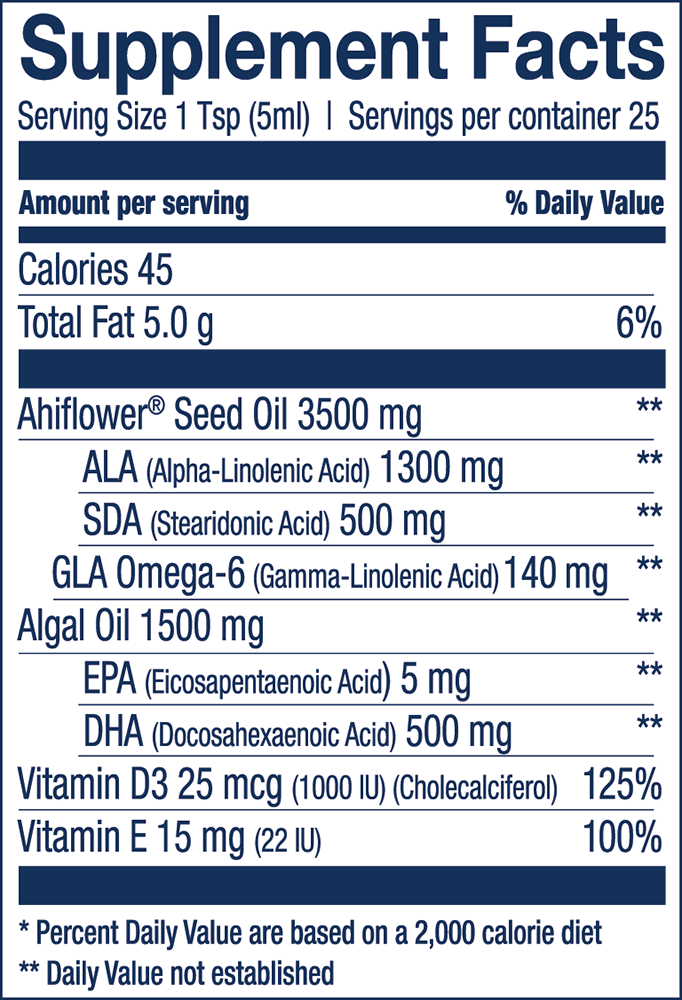 Product image for Plant Powered Nutrition CatchFree Omega, Vegan, Tropical Mango Flavor.