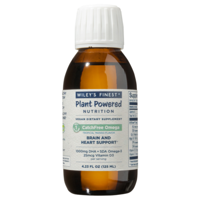Plant Powered Nutrition CatchFree Omega, Vegan, Tropical Mango Flavor