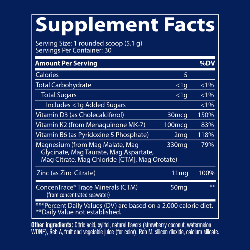 Product image for Multi Magnesium Powder, Tropical Watermelon.