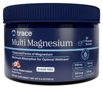 Multi Magnesium Powder, Tropical Watermelon 153 Grams