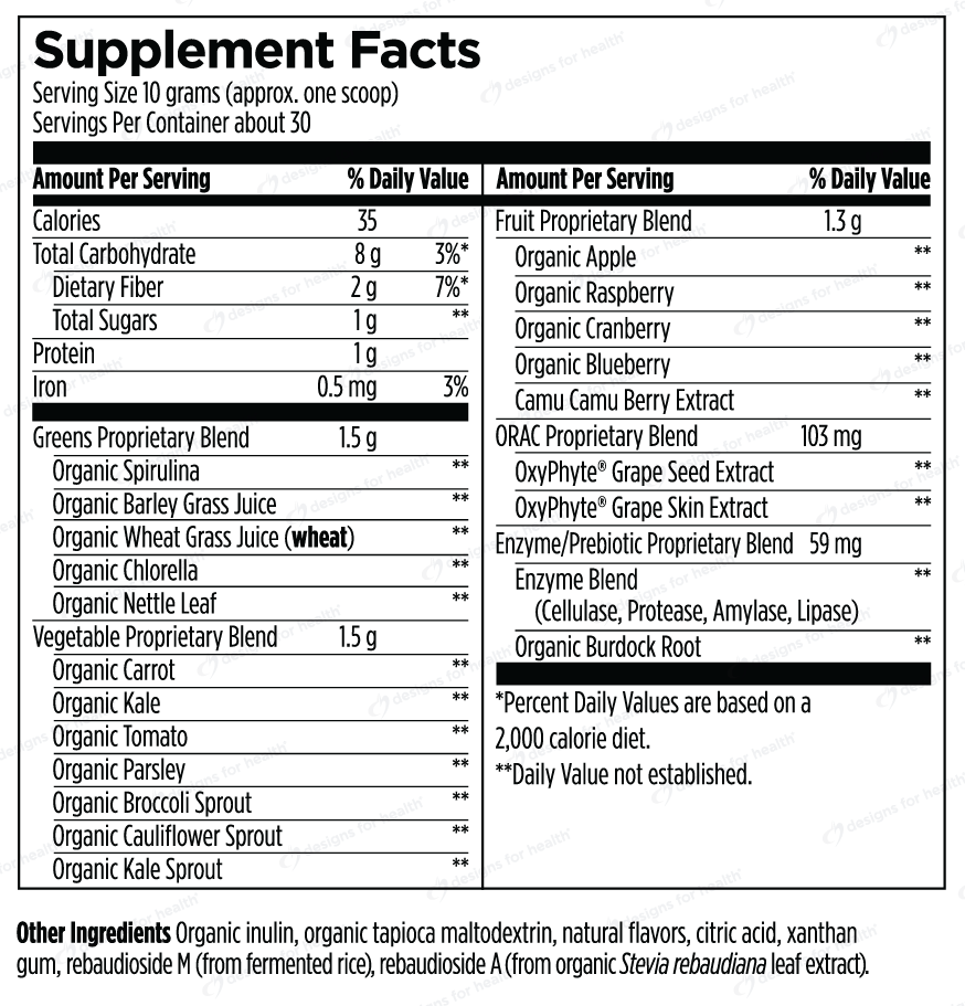 Product image for Pro Greens + Reds.