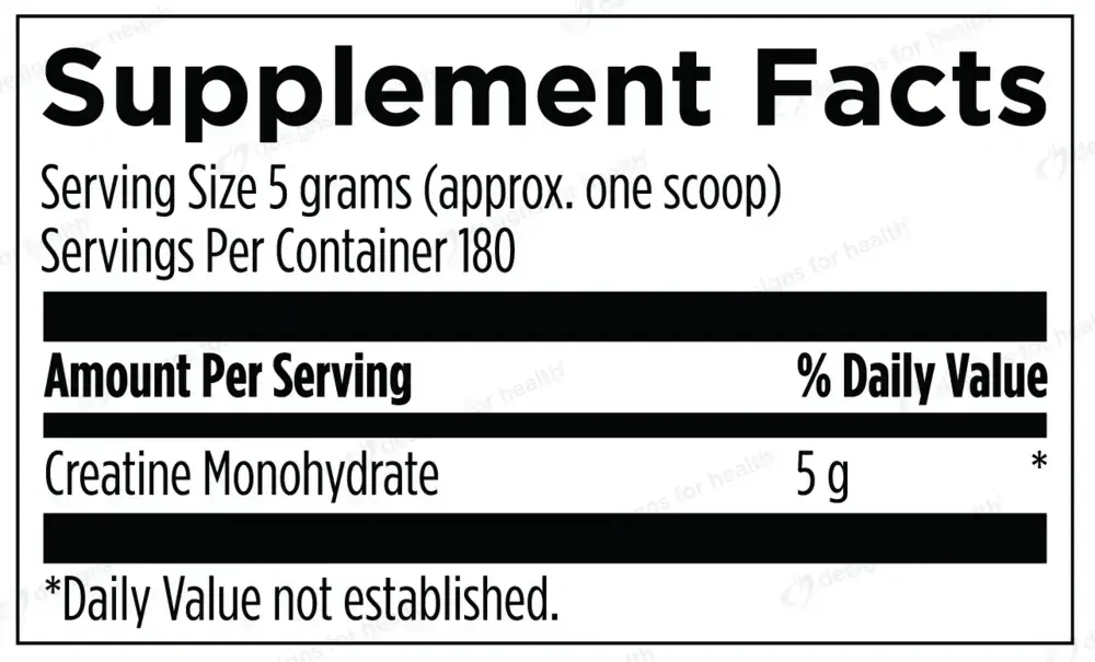 Product image for Creatine Monohydrate.