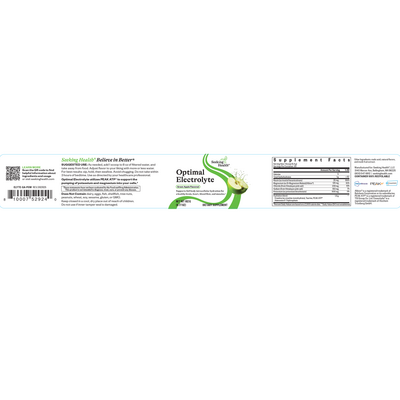 Optimal Electrolyte Powder, Green Apple 192 Grams