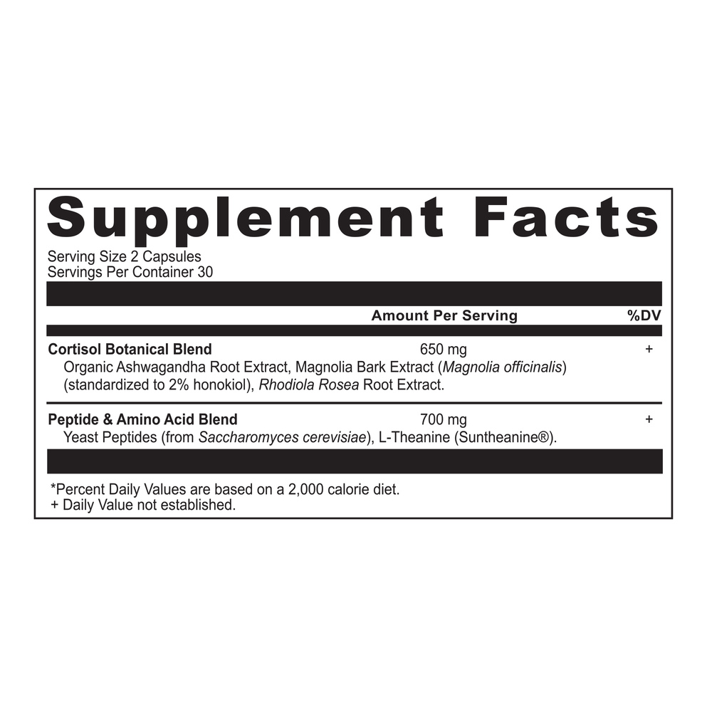Product image for Active Peptides Cortisol Support.