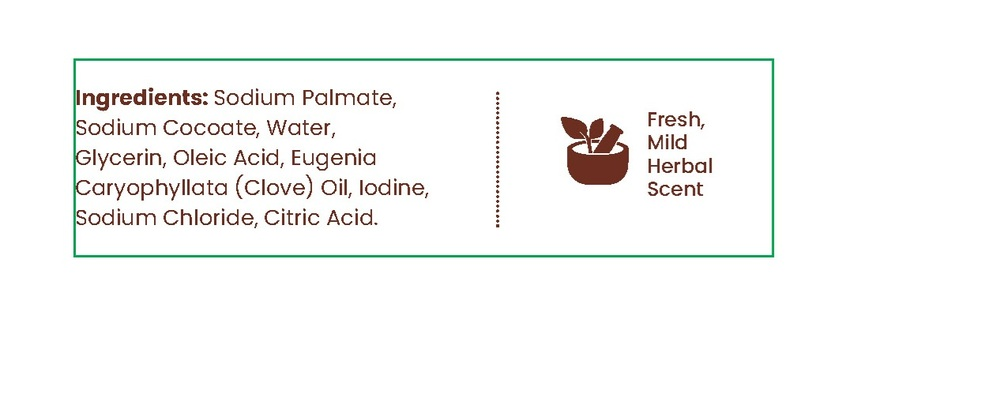 Product image for Iodex Iodine Bar Soap.