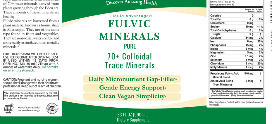 Product image for Fulvic Minerals Pure.