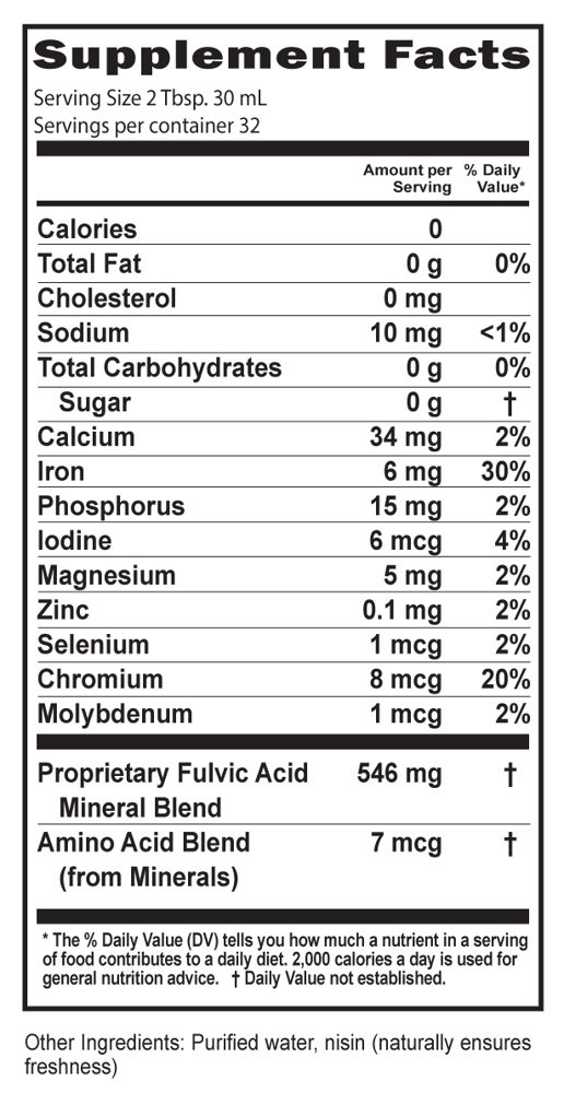 Product image for Fulvic Minerals Pure.