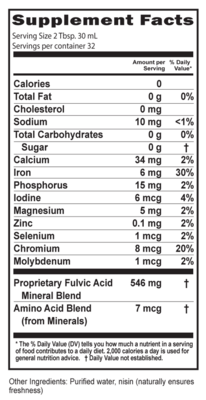 Fulvic Minerals Pure