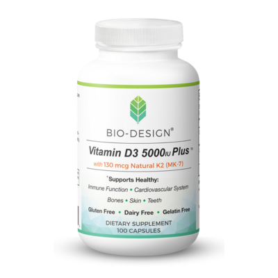 Vitamin D3 5000 Plus MK-7 100 capsules