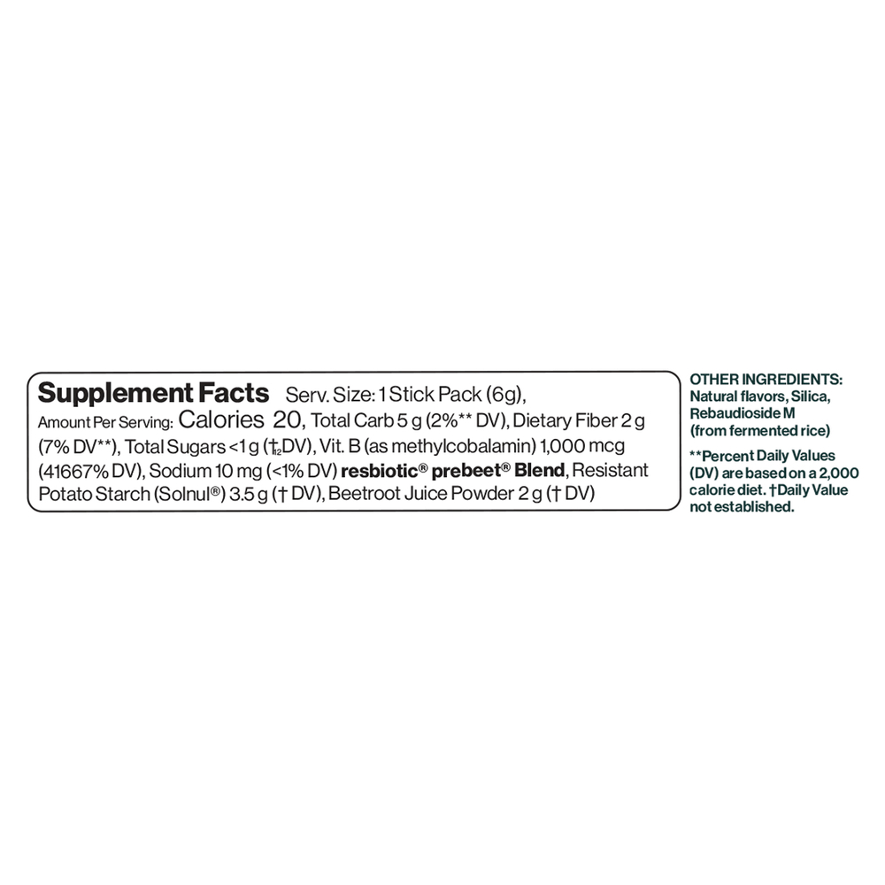 Product image for resG™ Prebeet® Daily Prebiotic and Beets.