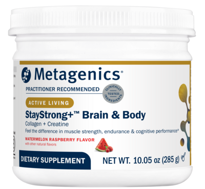 Stay Strong+™ Brain & Body Powder Collagen + Creatine, Watermelon Raspberry
