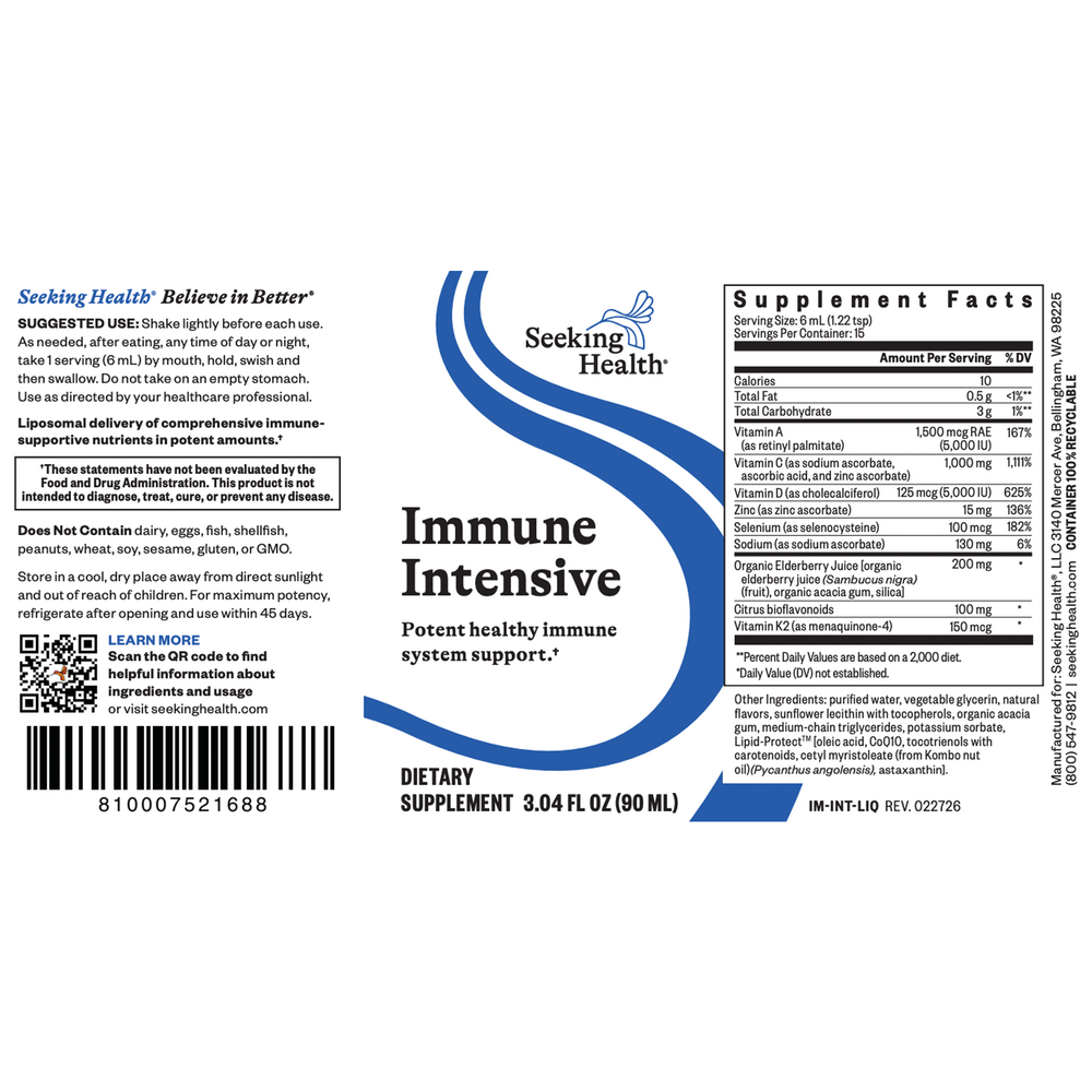 Product image for Immune Intensive.