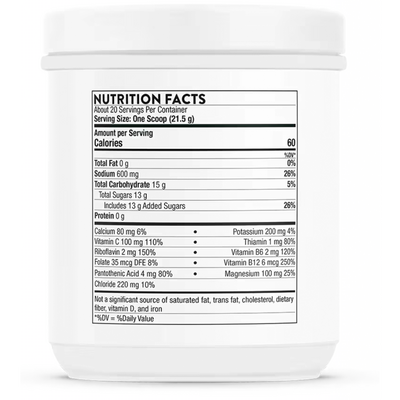 Advanced Electrolytes, Lemon Lime 430 Grams Advanced Electrolytes, Lemon Lime 430 Grams