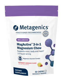 MagActive™ 3-in1 Magnesium Chew, Raspberry Lemonade Flavor 60 Chewables