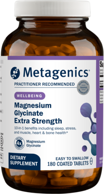 Magnesium Glycinate Extra Strength, 140 mg 180 tablets