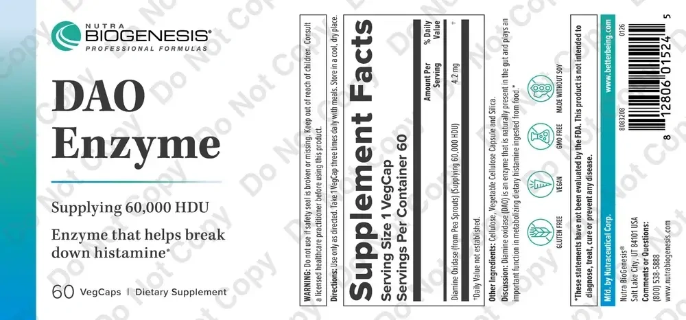 Product image for DAO Enzyme.