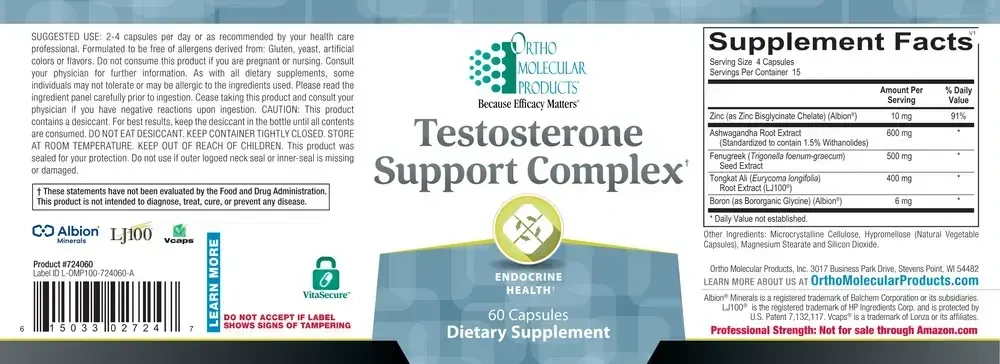Product image for Testosterone Support Complex.