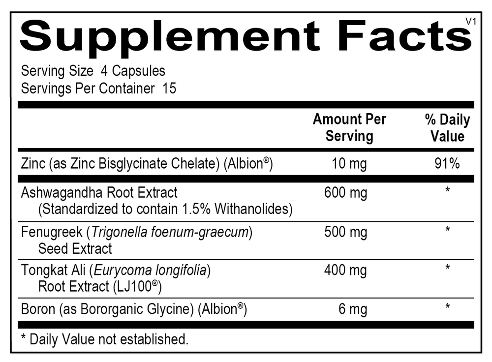 Product image for Testosterone Support Complex (California Only).