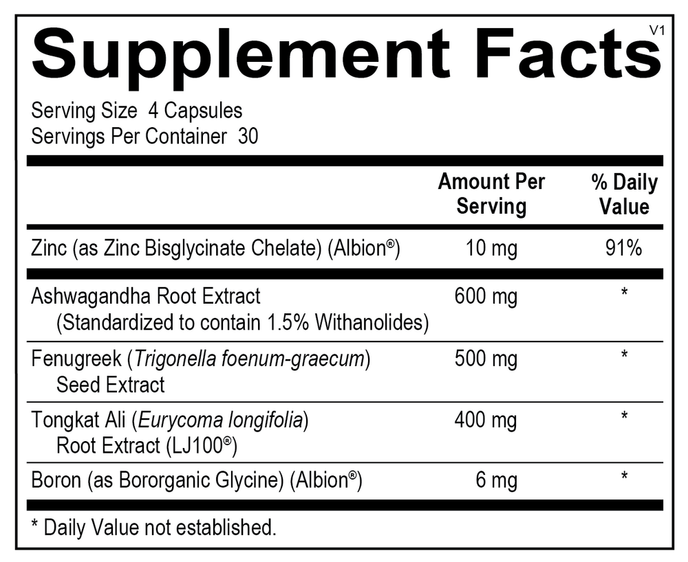 Product image for Testosterone Support Complex.