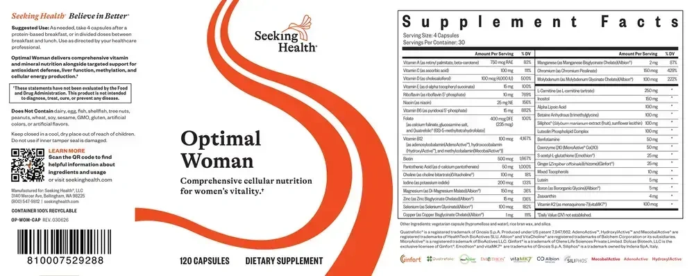 Product image for Optimal Woman.
