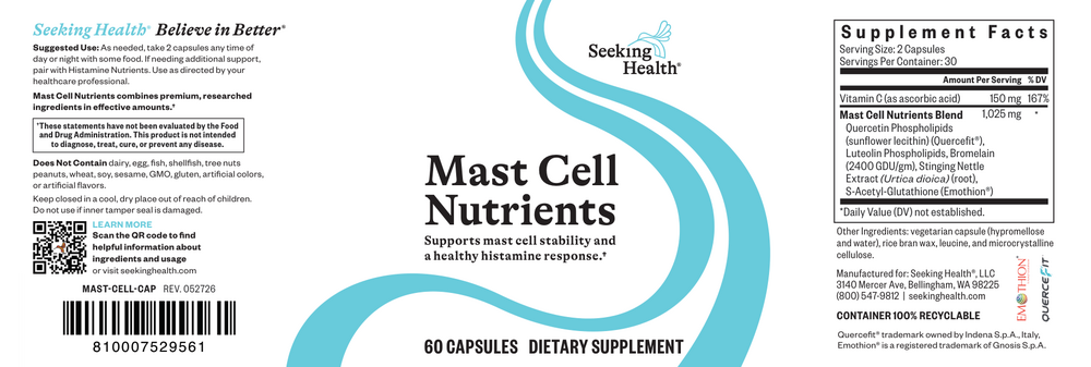 Product image for Mast Cell Nutrients.