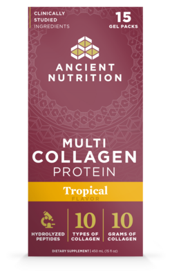 Multi Collagen Protein Gel Packs, Tropical 15 count