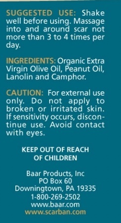 Product image for Scar-Ban Massage Lotion.