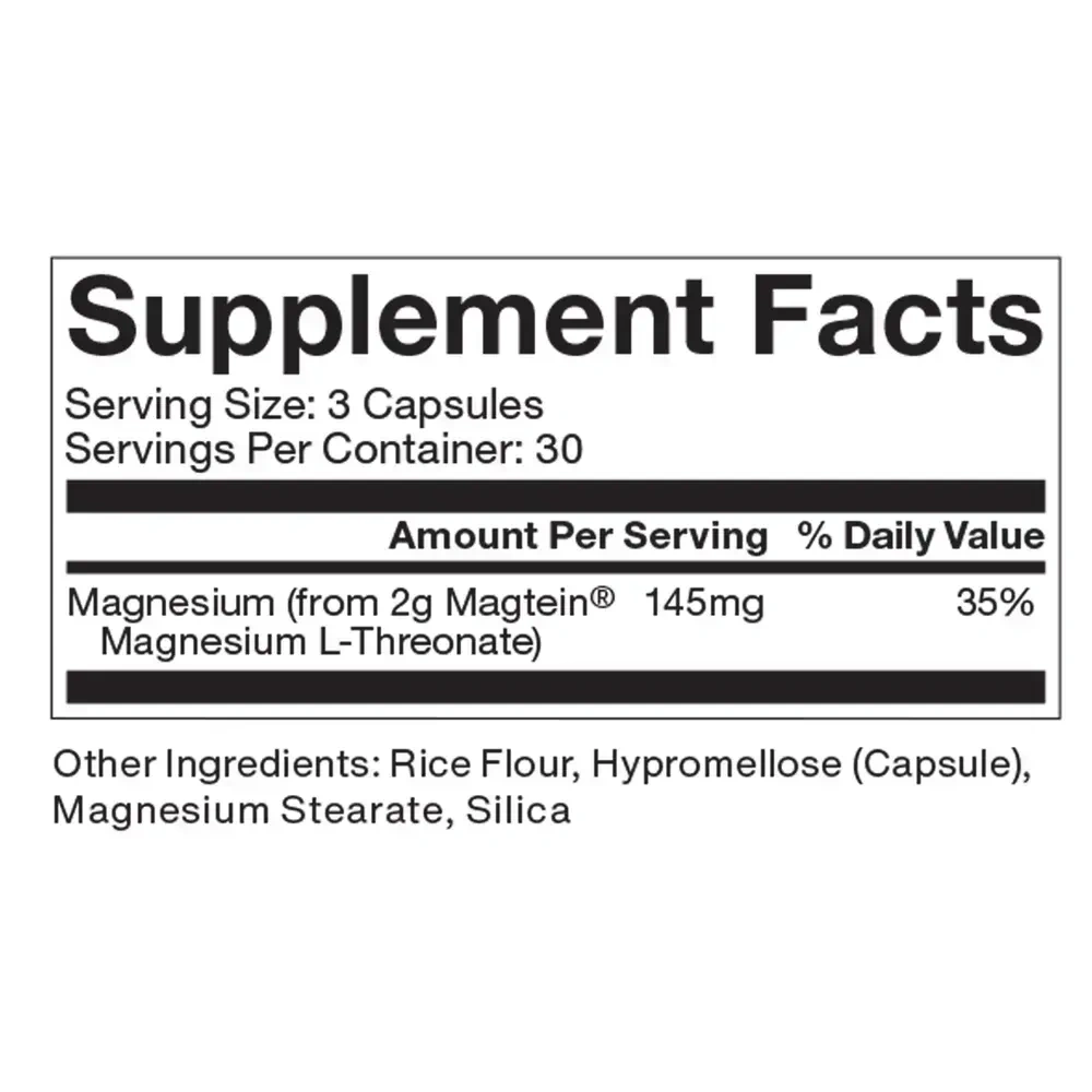 Product image for Magtein® Magnesium L-Threonate (Sleep &amp; Cognitive).