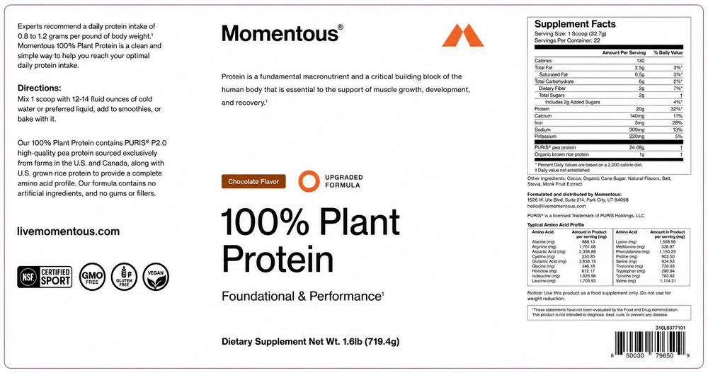 Product image for Plant Protein - Chocolate.