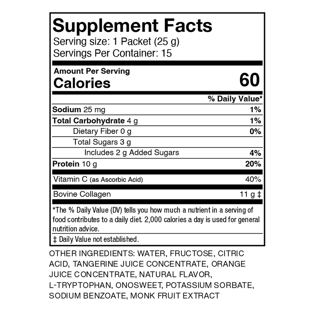 Product image for Collagen Shot (Joint &amp; Bone Health) - Orange Mango.