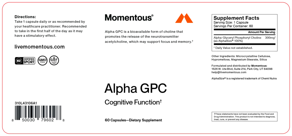 Product image for Alpha GPC.