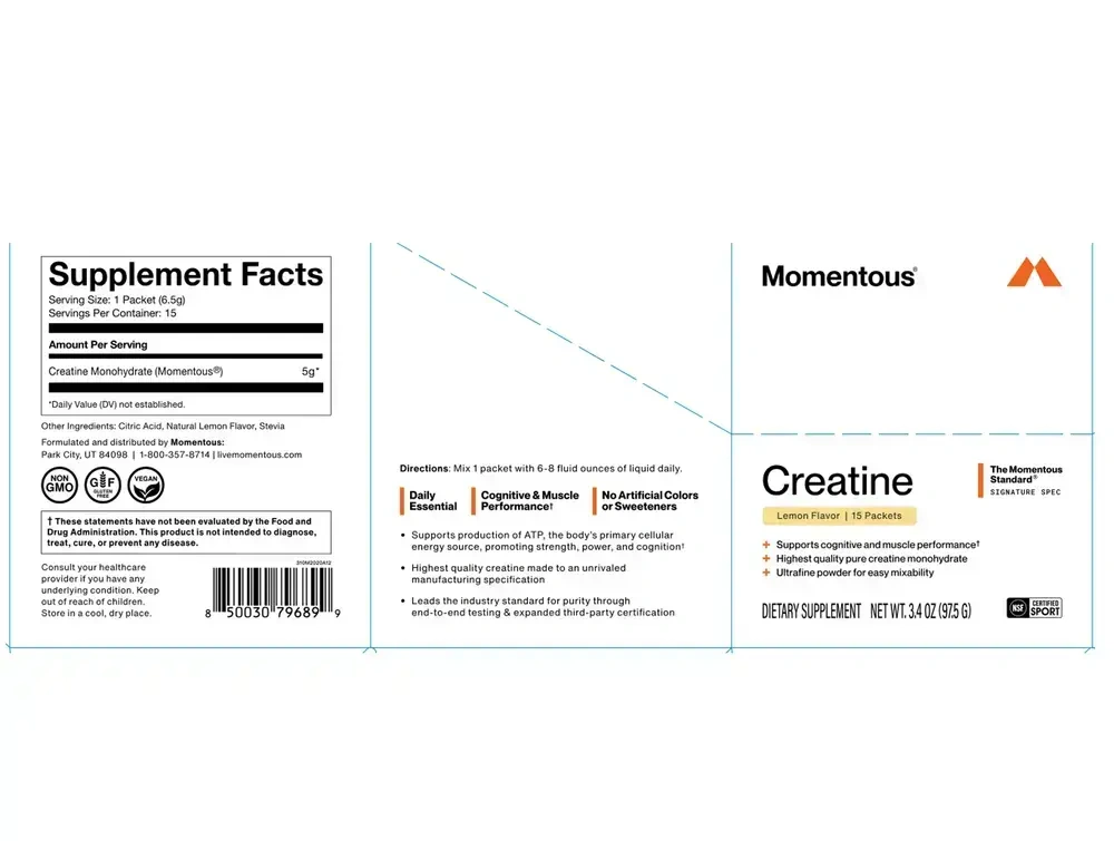 Product image for Creatine Singles - Lemon.