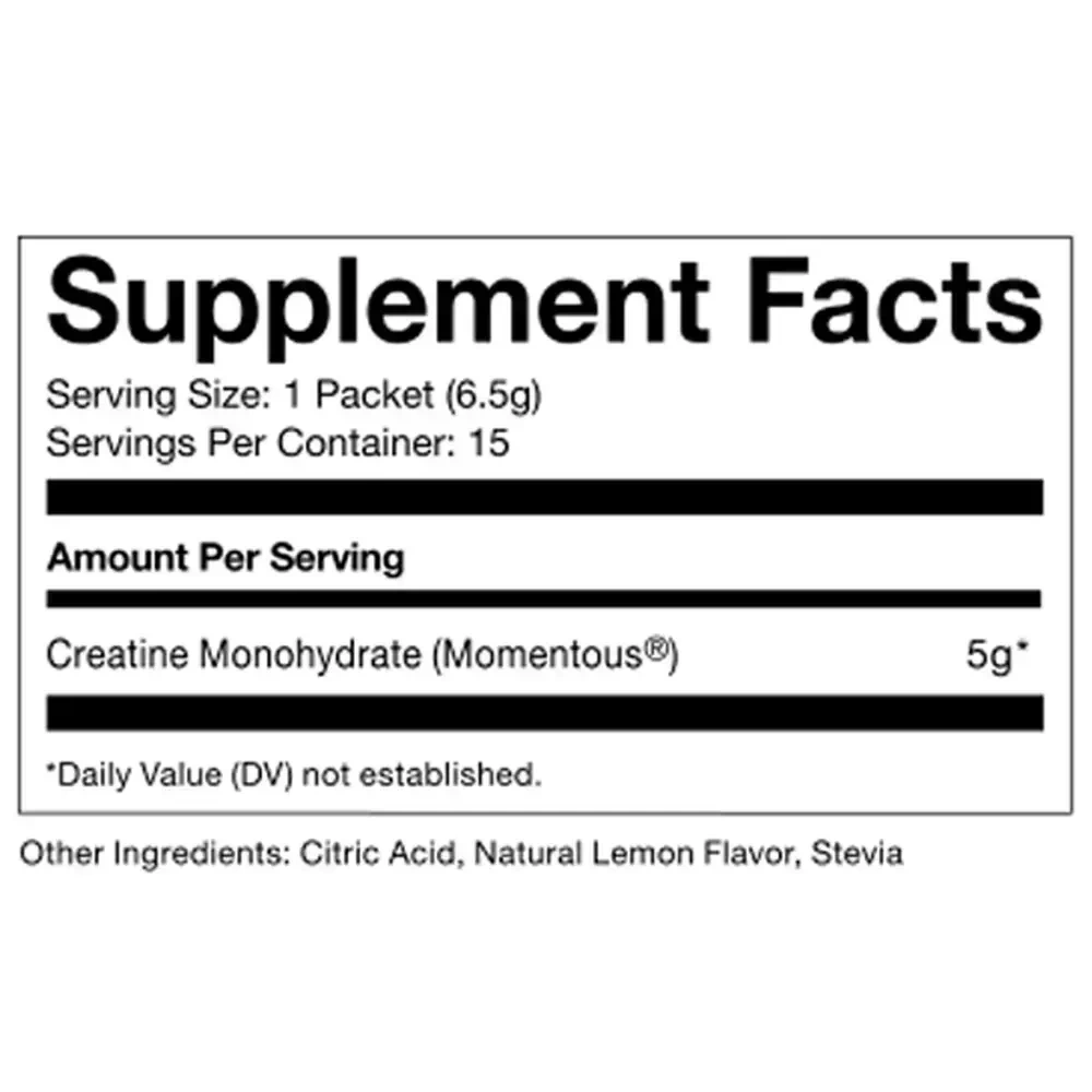 Product image for Creatine Singles - Lemon.