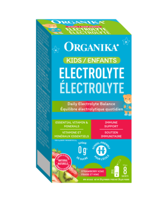 Kids Electrolyte Sachets, Stawberry Kiwi