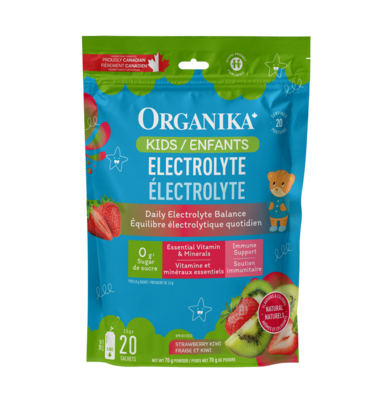 Kids Electrolyte Sachets, Strawberry Kiwi