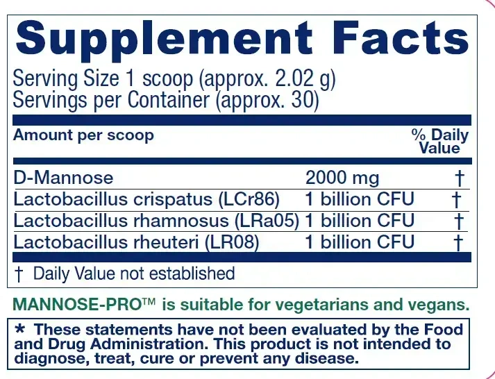 Product image for Mannose-Pro™ Urinary Tract Support.