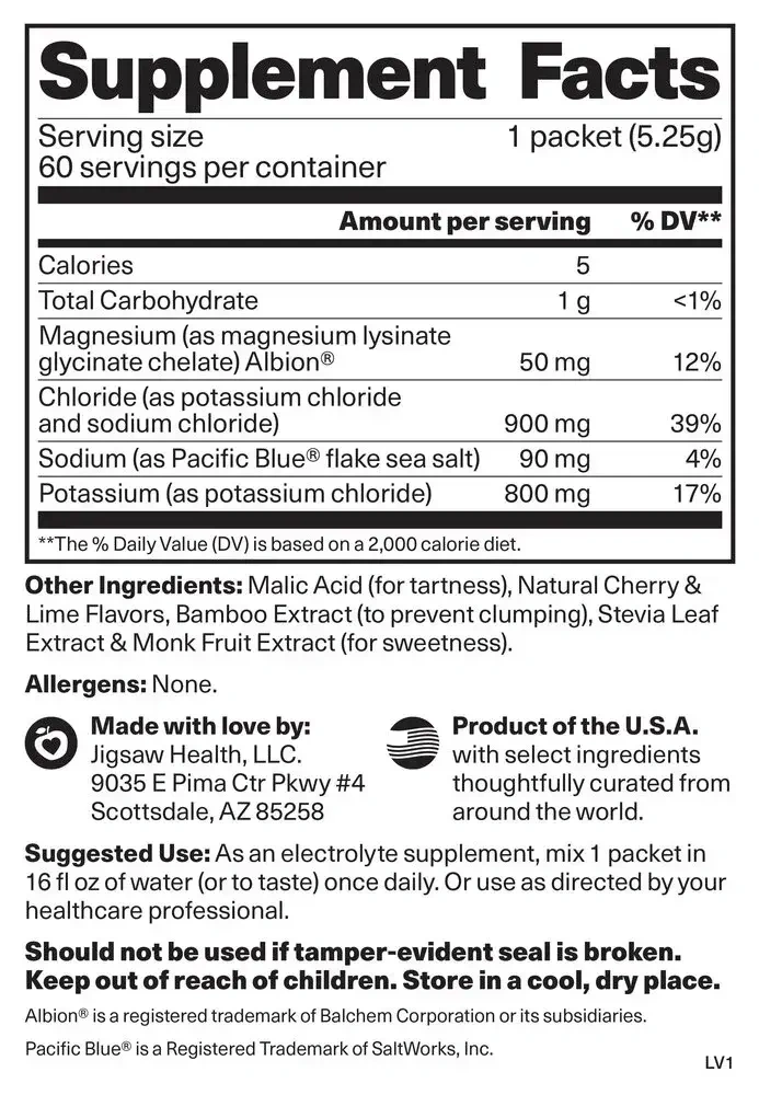 Product image for Potassium Cocktail™, White Cherry Limeade.