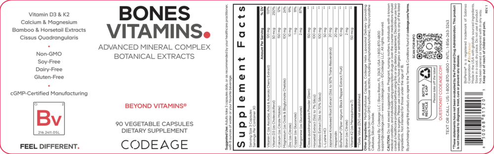 Product image for Bones Vitamins+.