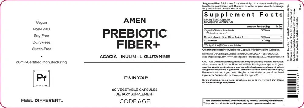 Product image for Amen Prebiotic Fiber+.