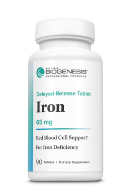 Iron 65mg (Iron Sulfate) Delayed-Release Tablets 90 capsules