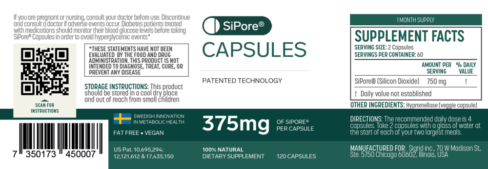 Product image for SiPore® Capsules.