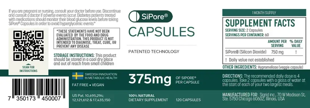 Product image for SiPore® Capsules.