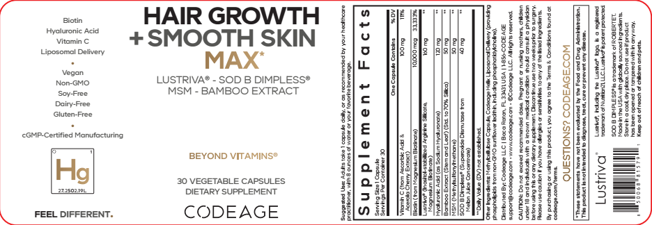 Product image for Hair Growth + Smooth Skin MAX.