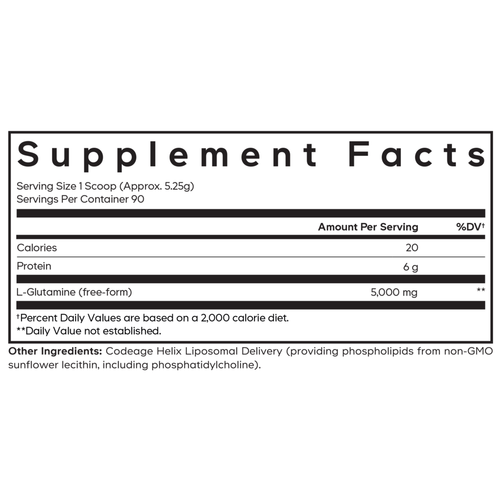 Product image for Liposomal L-Glutamine Powder, Unflavored.