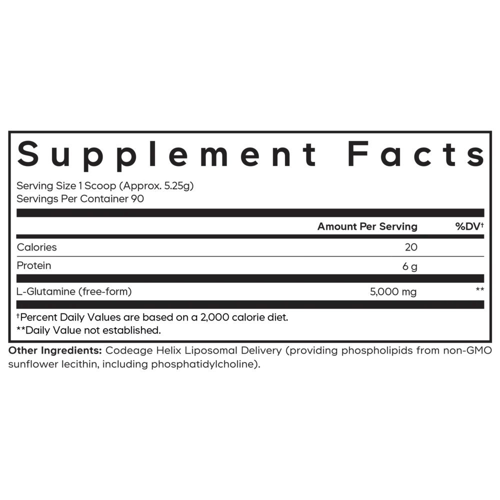 Product image for Liposomal L-Glutamine Powder, Unflavored.
