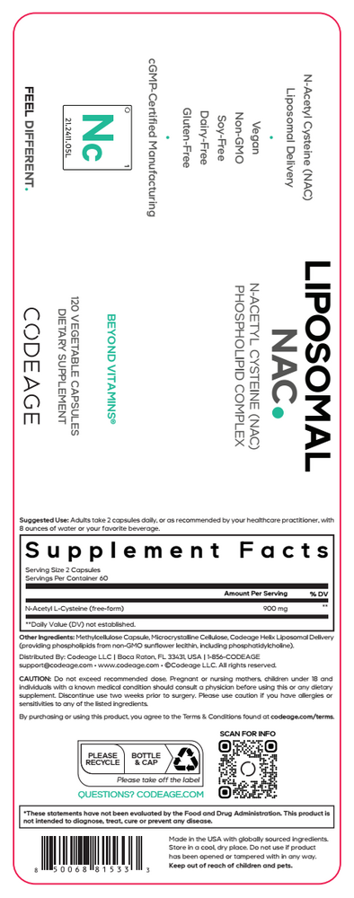 Product image for Liposomal NAC.