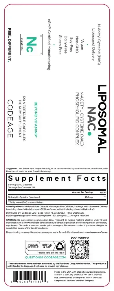 Product image for Liposomal NAC.