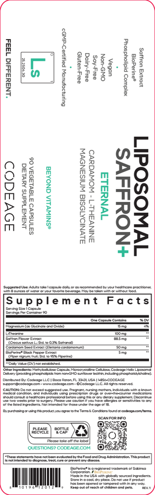 Product image for Liposomal Saffron+.