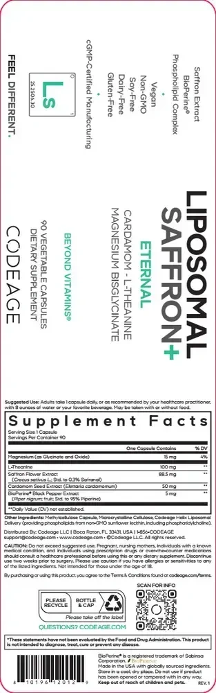 Product image for Liposomal Saffron+.